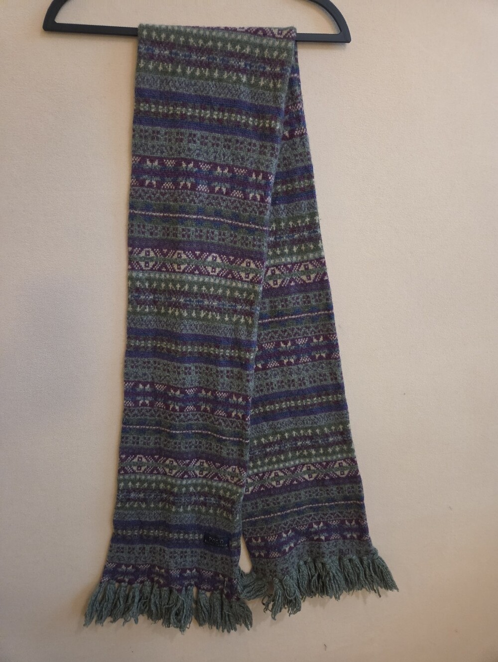 Polo Wool Blend Scarf 9x74